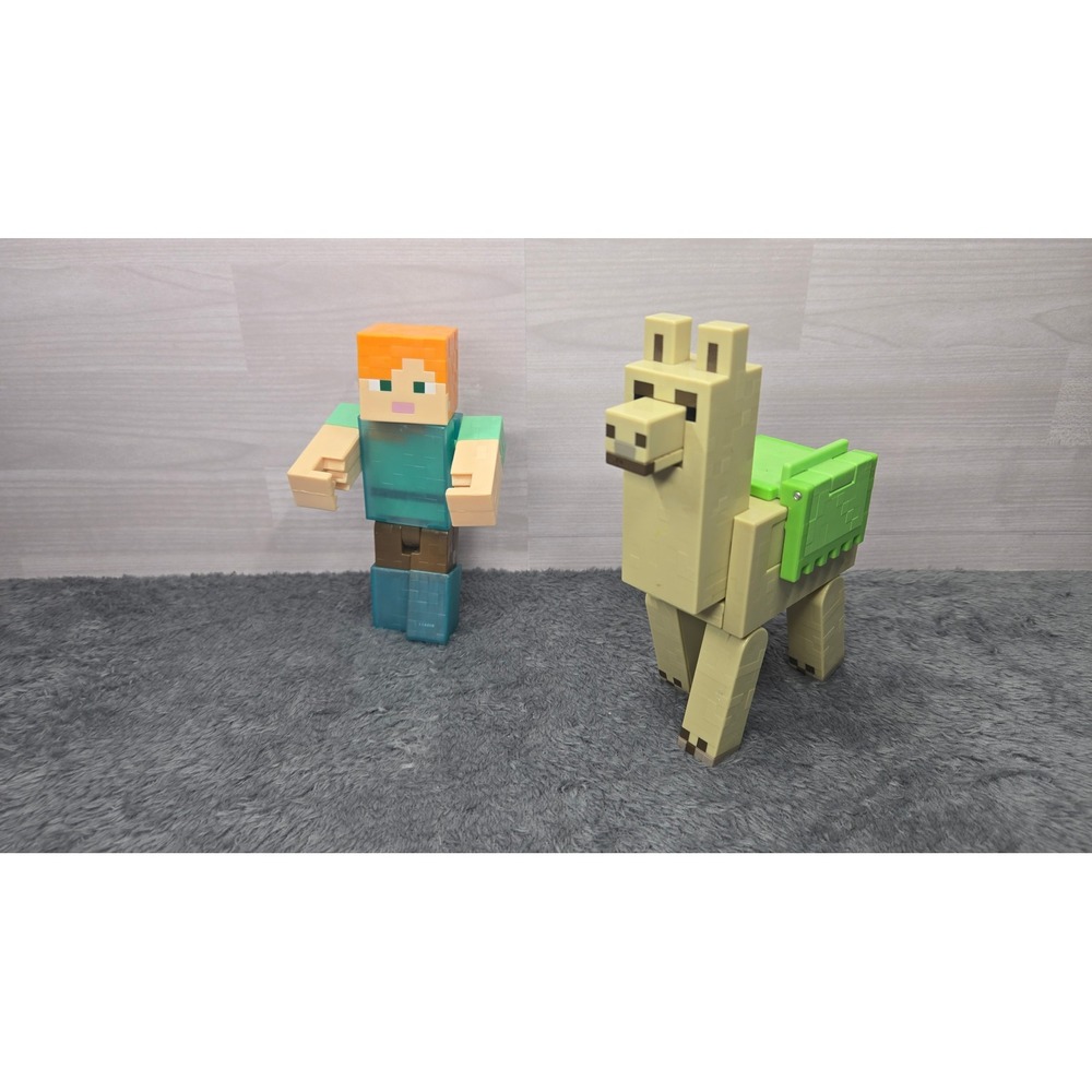 Minecraft Comic Maker Alex and Llama Action Figure Set Mattel